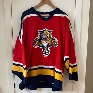 Official NHL Florida Panthers hockey jersey